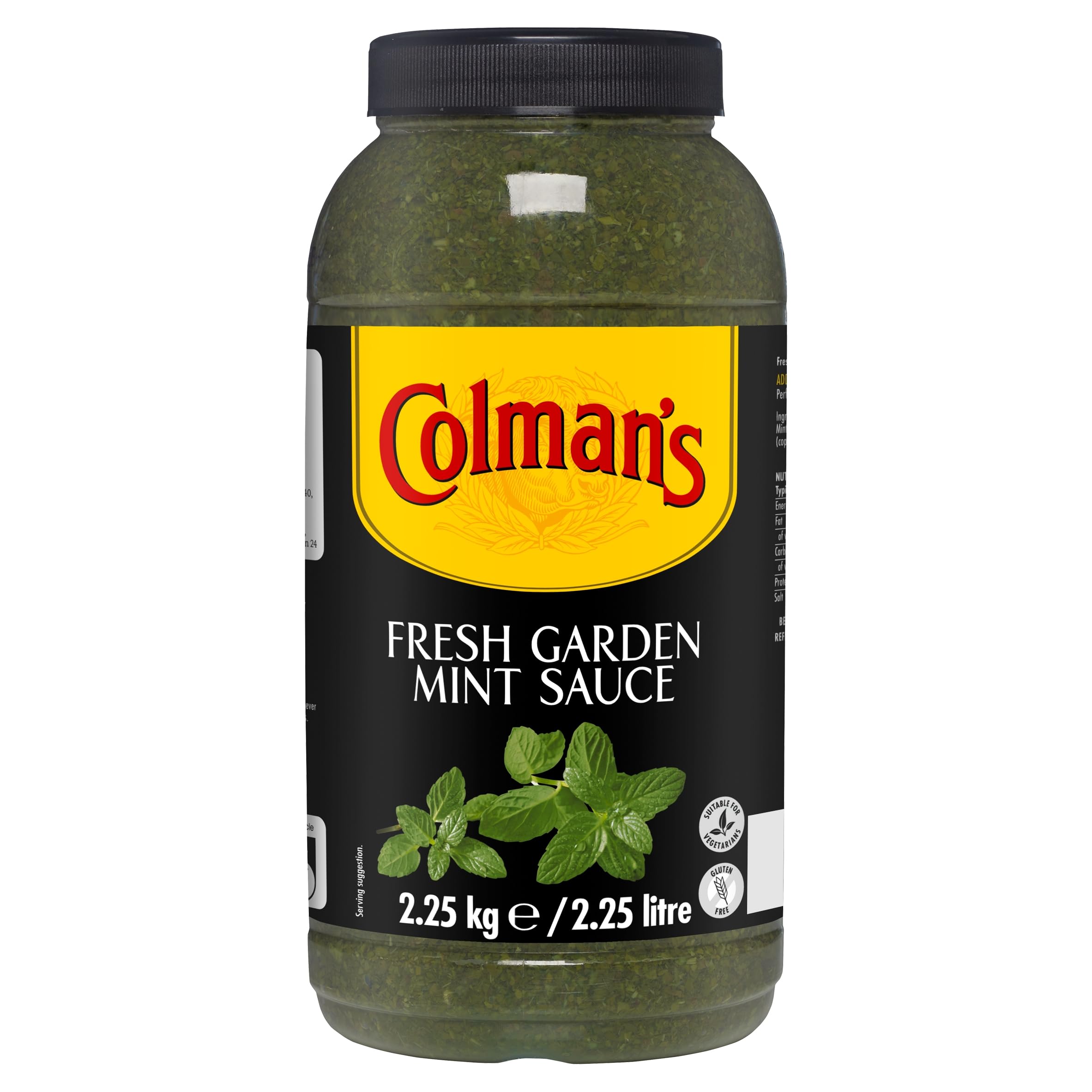 Colman's Fresh Garden Mint Sauce – 2.25 Litre Bulk Food Service Size