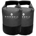 Exerbell Foldable Adjustable Kettlebell Set - 2-14kg Grey Sandbag