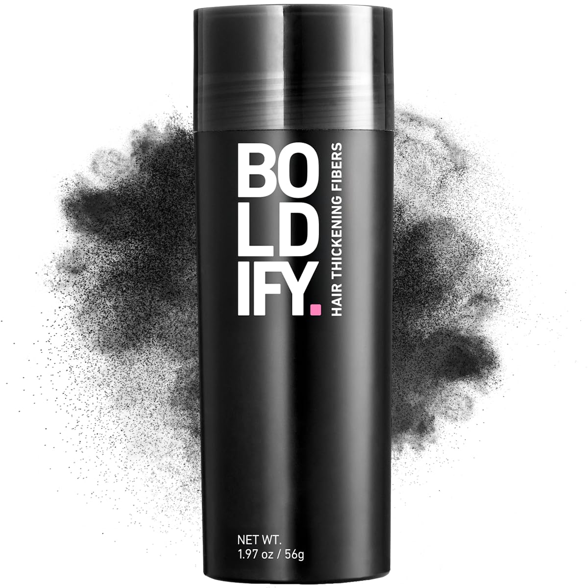 Boldify Hair Thickening Fibers for Thinning Hair - Black (56g) |