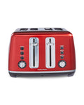 Morphy Richards Accents 4-Slice Toaster – Red Wide Slot Design