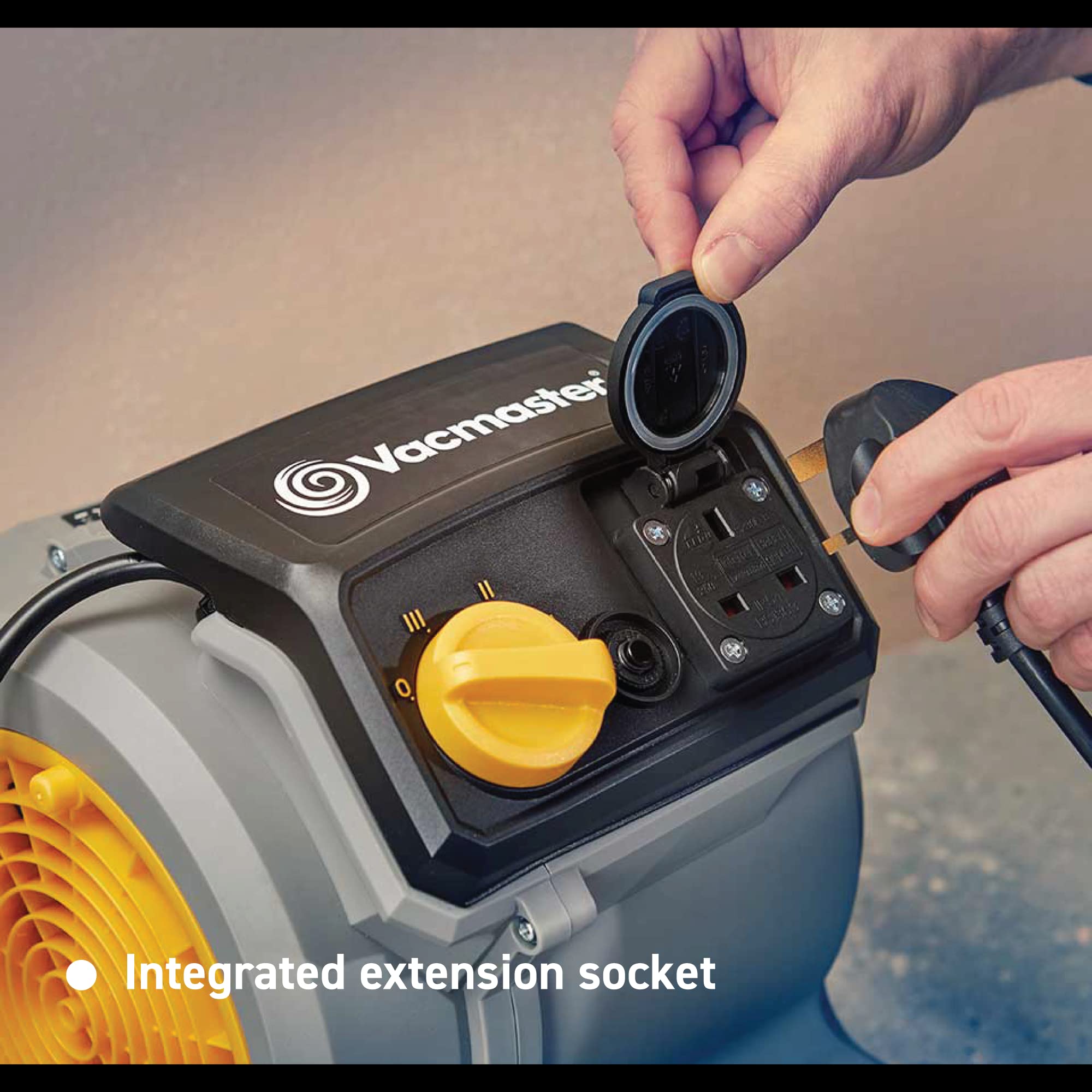 Vacmaster Air Mover Floor Fan – 3-Speed Portable Carpet Blower & Dryer