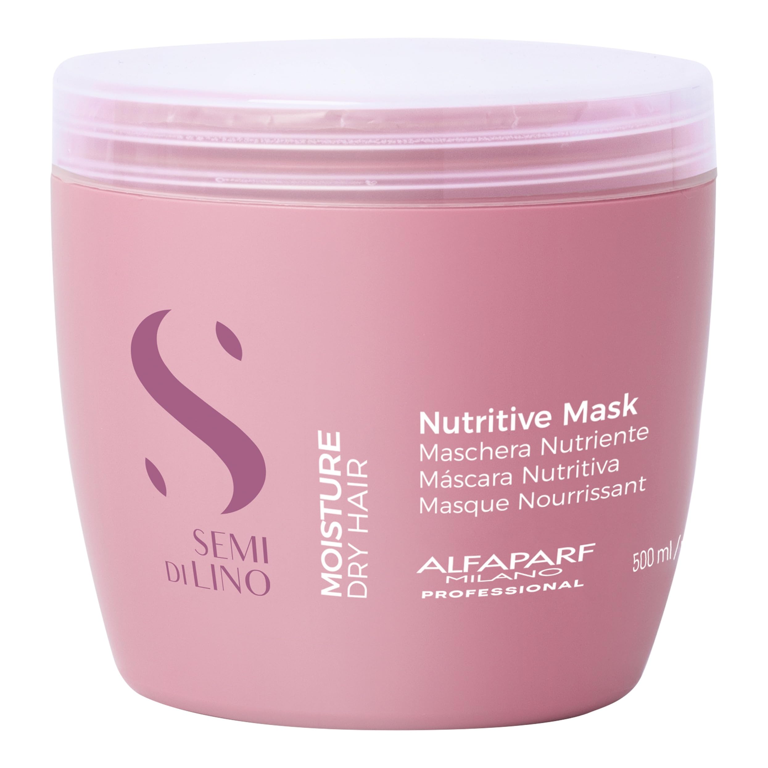 Alfaparf Milano Semi Di Lino Moisture Nutritive Mask for Dry Hair - 500ml