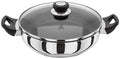 Judge Vista Non-Stick Stainless Steel Sauteuse Pan with Lid, 28cm