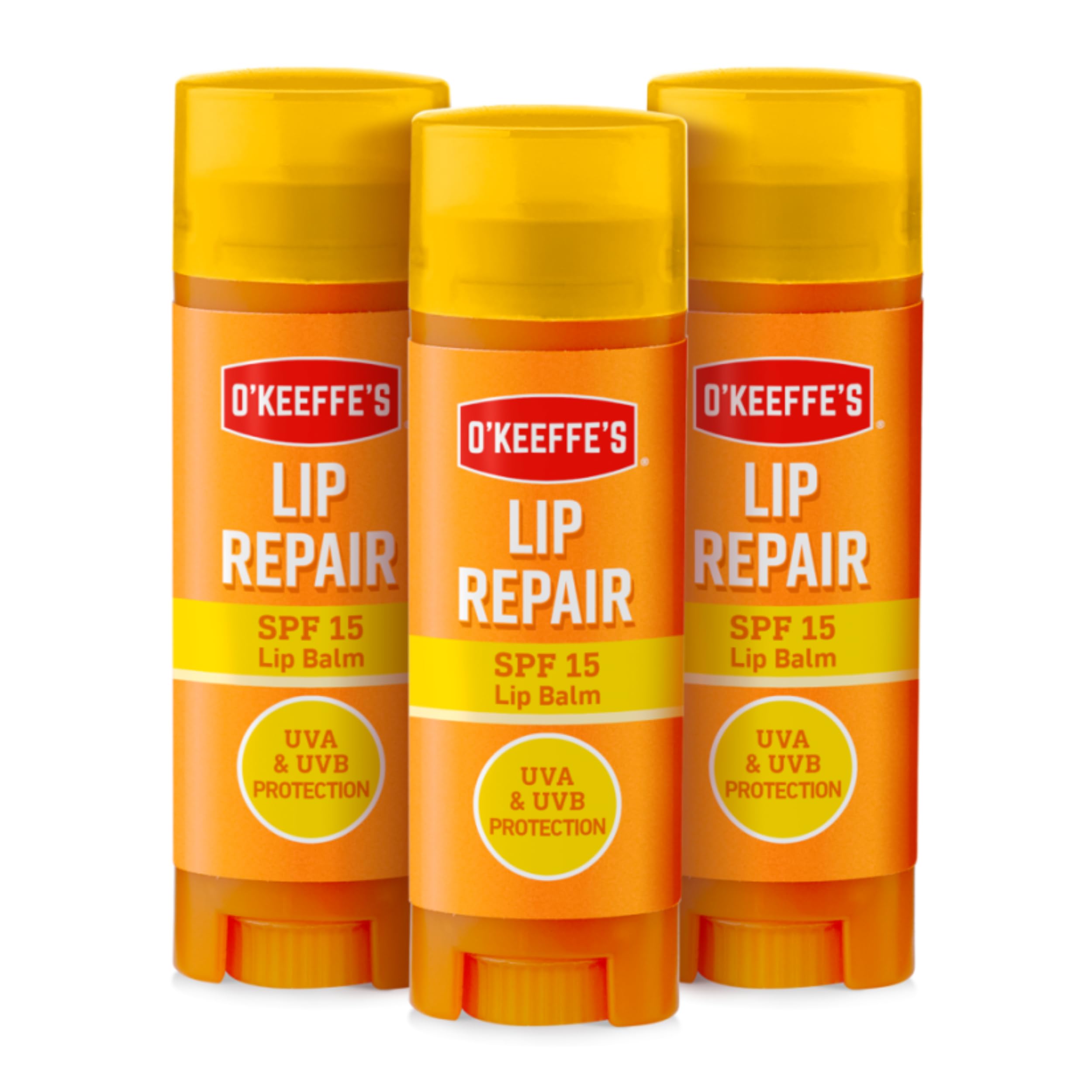 O'Keeffe's Lip Repair SPF 15 Balm for Dry Lips – 4.2g (Pack of 3)
