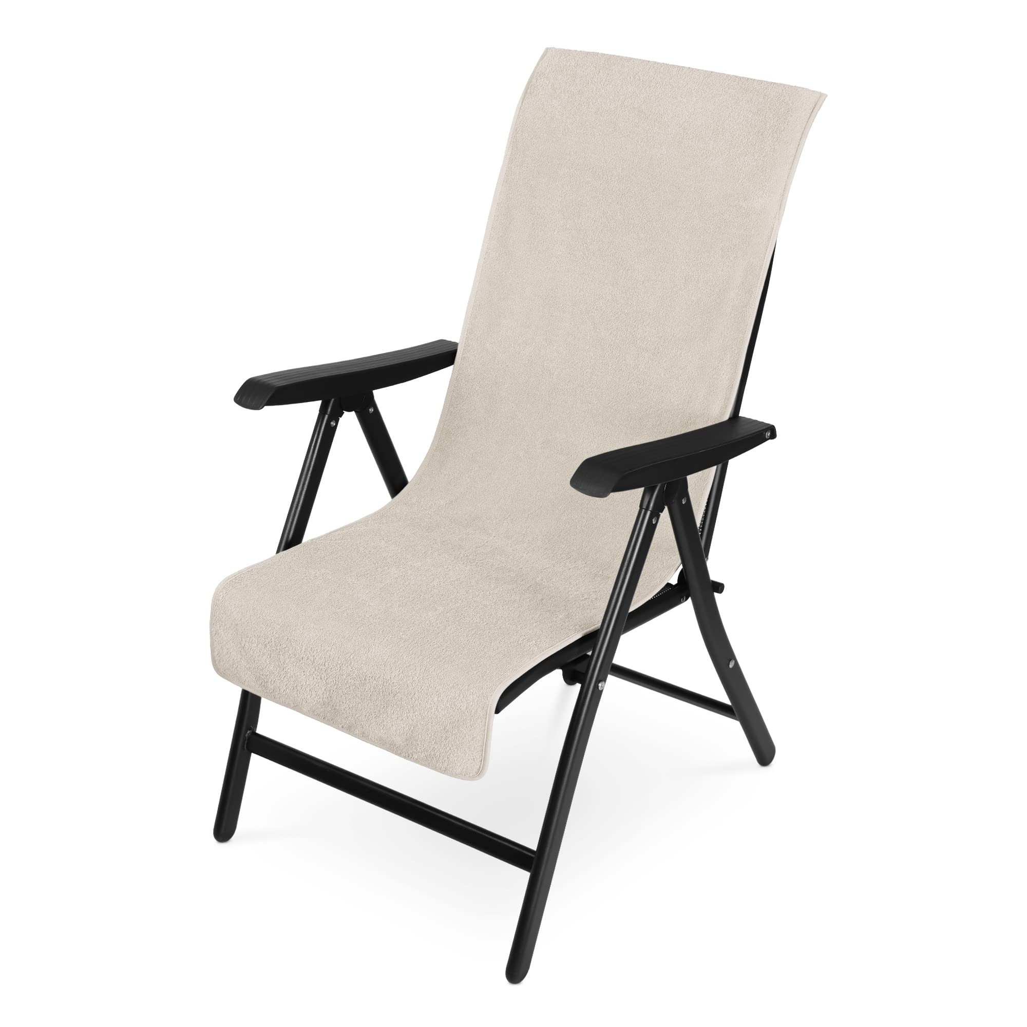 JEMIDI Sun Lounger Towel – 100% Cotton Terry Cloth Cover, 60x130cm