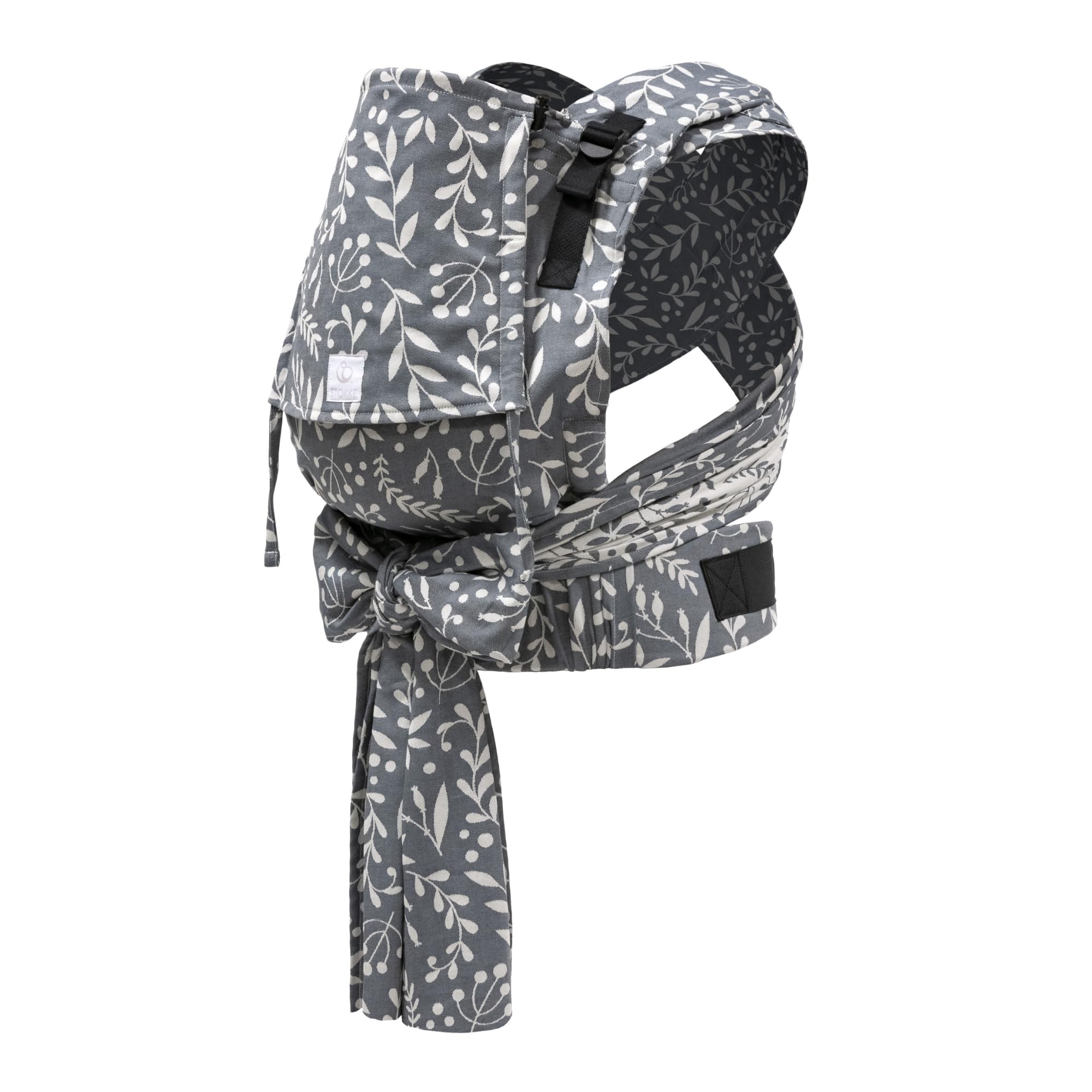 Stokke Limas Carrier Plus – Half-Buckle Baby Carrier, Floral Slate