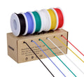 TUOFENG 18AWG Hook up Wire Kit | 6-Color Flexible Silicone Stranded Wires