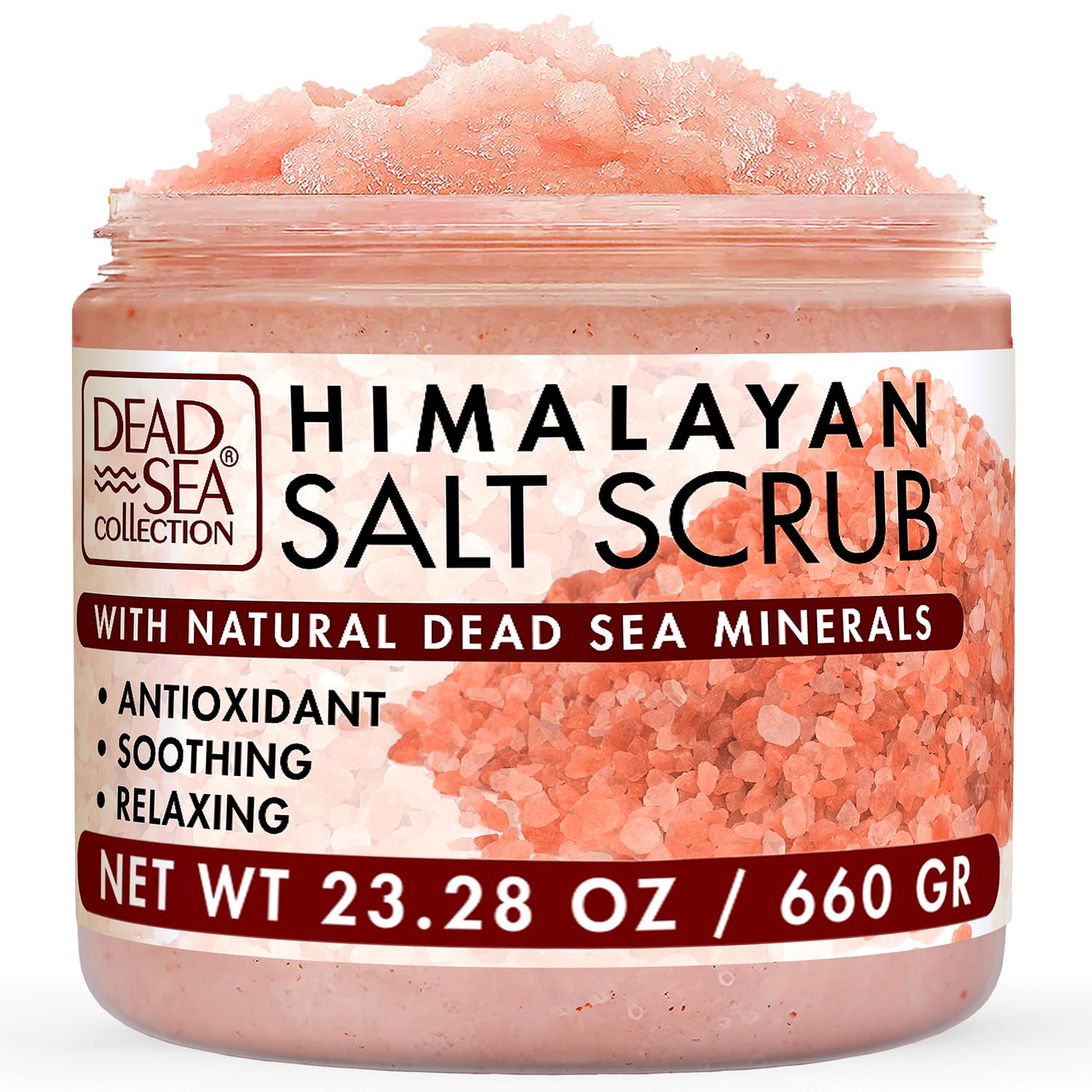 Dead Sea Collection Himalayan Pink Salt Body Scrub – Hydrating 660g