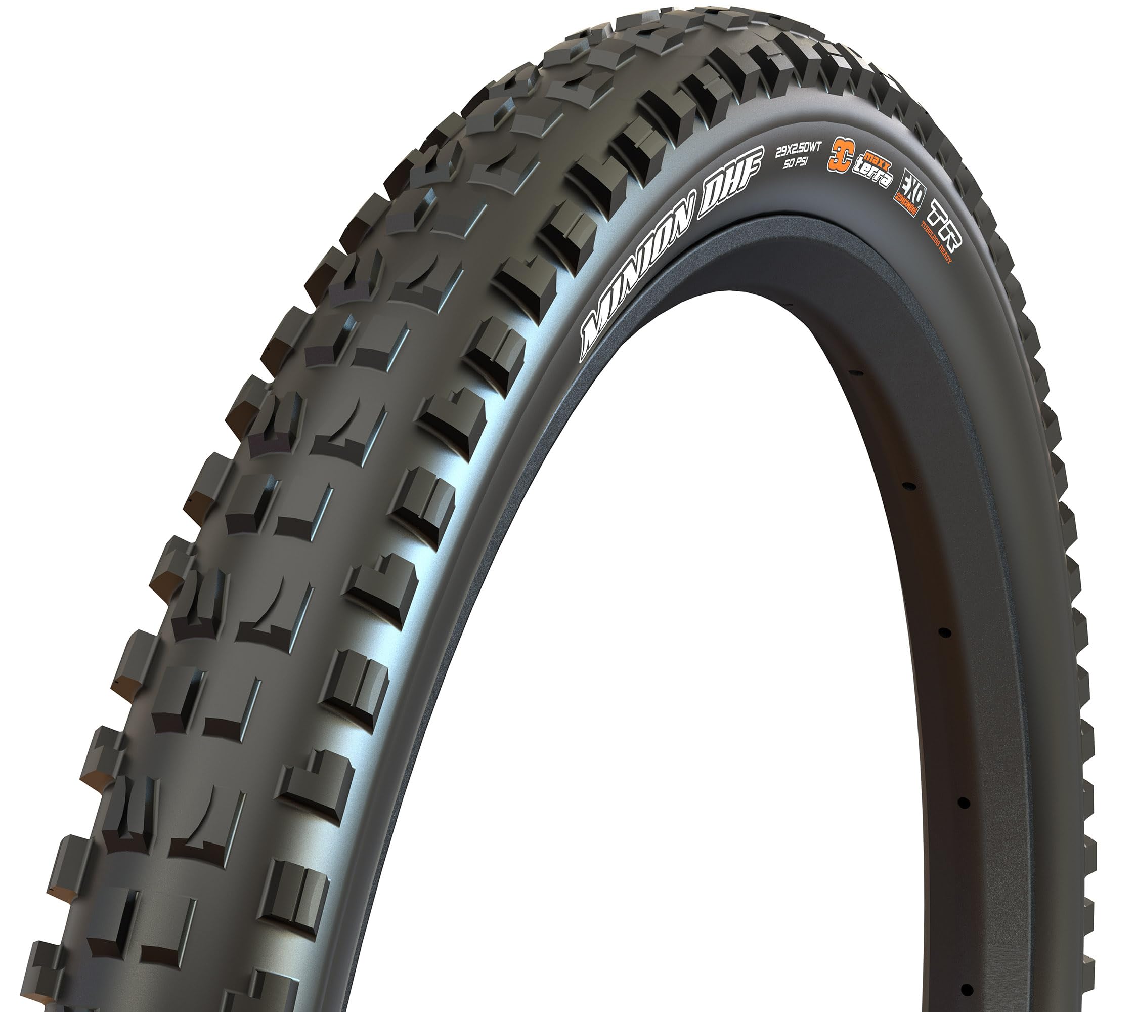 Maxxis Minion DHF MTB Tire - 29x2.50 WT 3C MaxxGrip EXO TR Folding
