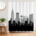 Jolof Store Architecture Shower Curtain – 180x180cm Waterproof Polyester
