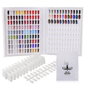 Noverlife 216 Colors Nail Art Display Stand Book with 240 False Tips