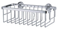 tesa Aluxx Shower Caddy – Chrome Aluminum No-Drill Adhesive Basket