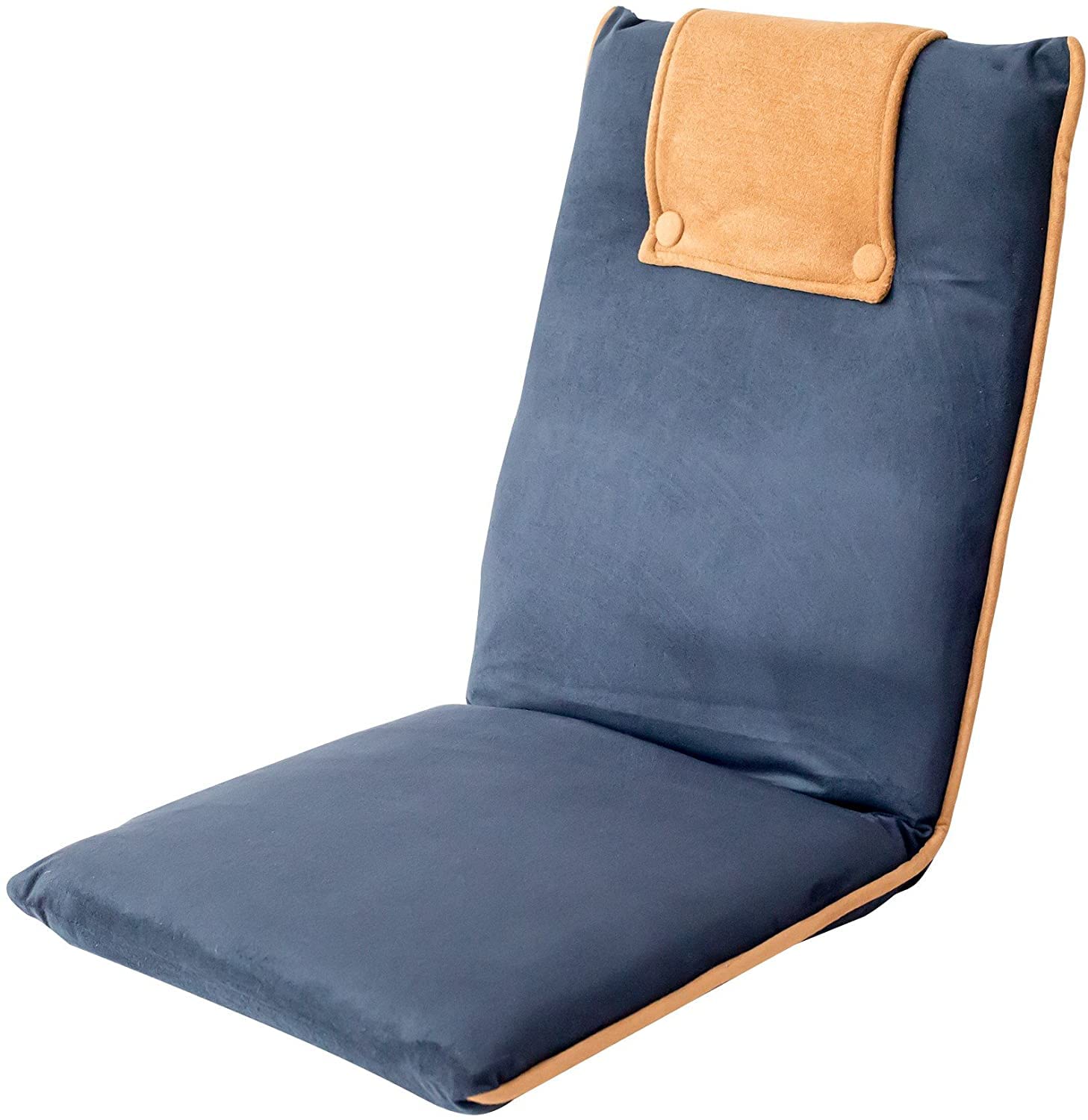 bonVIVO EASY II Folding Floor Chair – Portable Meditation Lounge Seat