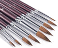 Fuumuui Kolinsky Sable Watercolour Brushes | 9pc Professional Set