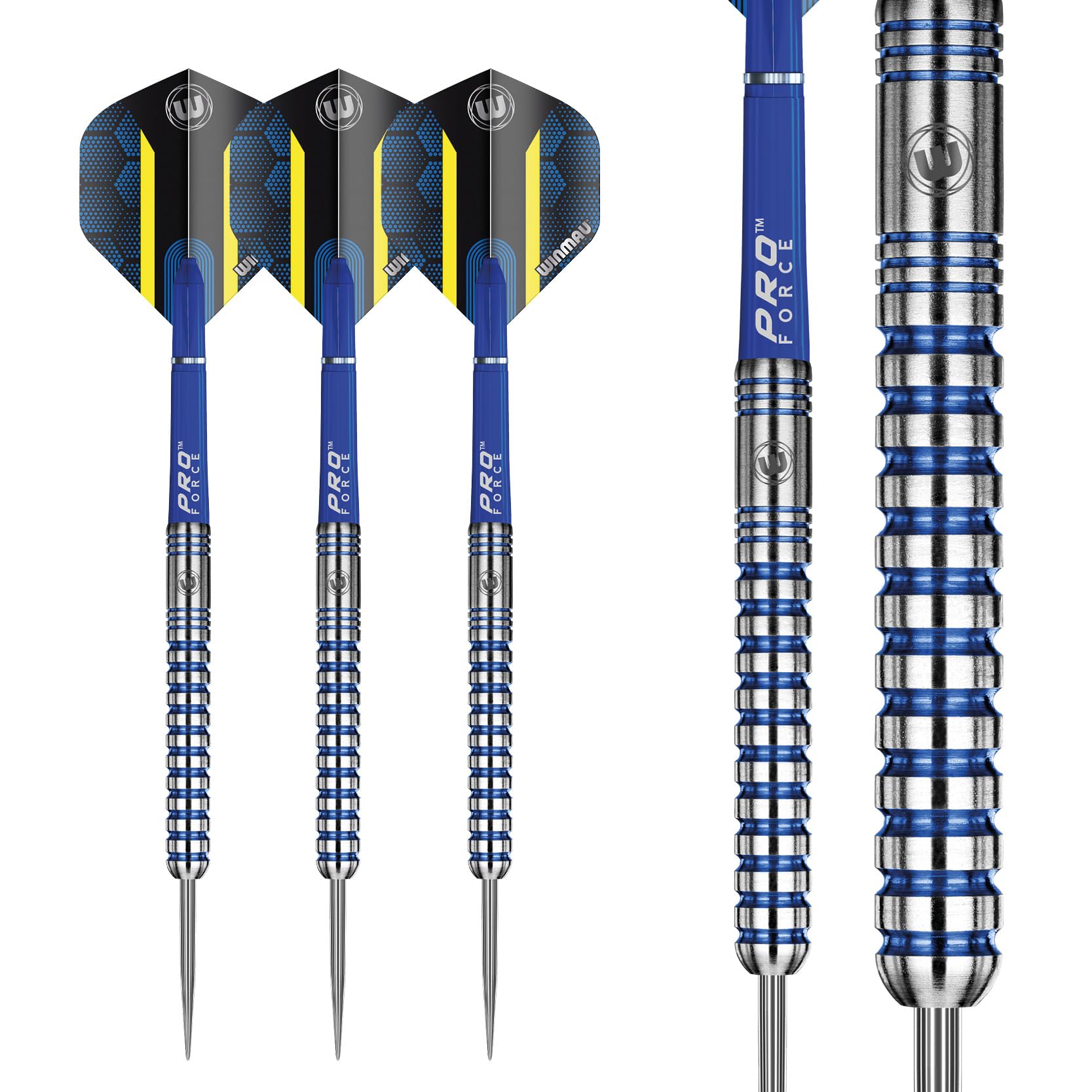 WINMAU Sub-Zero 24g Steeltip Darts Set | 80% Tungsten Professional Darts