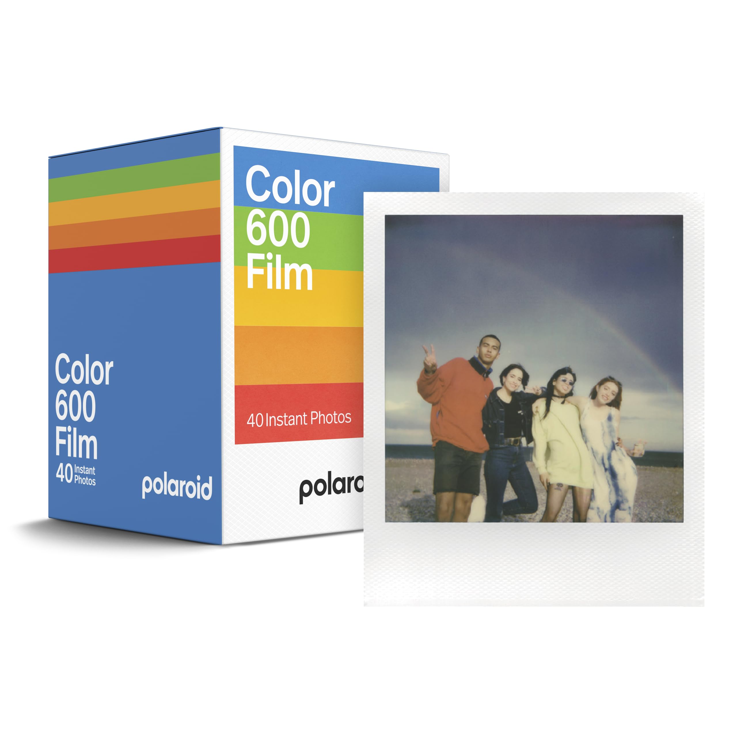 Polaroid 600 Color Instant Film - 40 Exposure Pack for Vintage Cameras