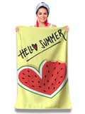 Microfibre Beach Towel – Hello Summer Quick Dry 160x80cm