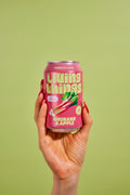Living Things Prebiotic Soda – Rhubarb & Apple Gut Health Drink – 12 Pack