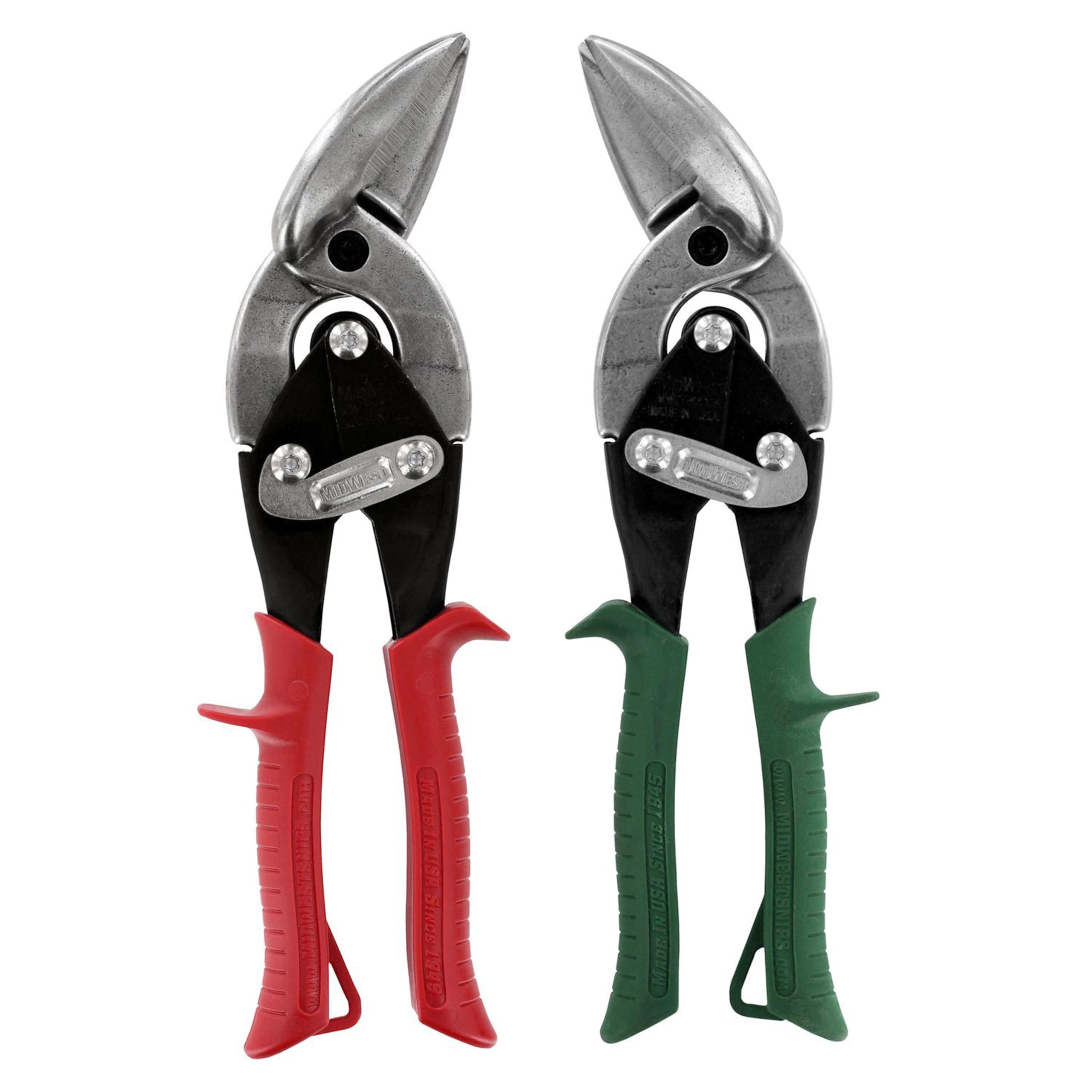 MidWest Tool Aviation Snip Set - Offset Left & Right Cut Shears MWT-6510C