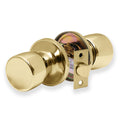 XFORT Tulip Passage Door Knob Set | Polished Brass Internal Hardware