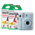 Fujifilm Instax Mini 12 Instant Camera Bundle with 40 Shots – Pastel Blue