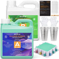 Nicpro 74oz Silicone Mold Making Kit – Platinum Liquid Rubber, Jade Green