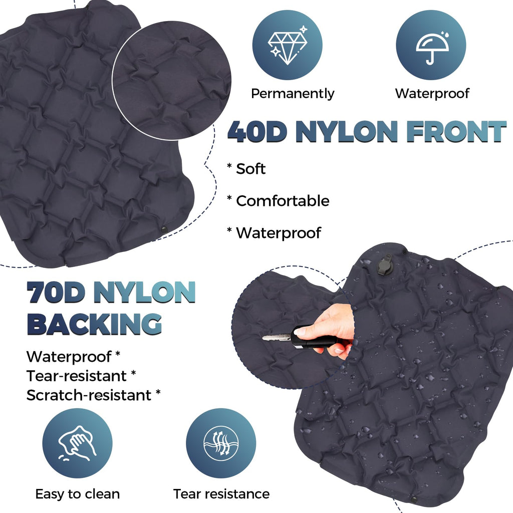 Guangcailun Inflatable Seat Cushion Lightweight Camping Air Sitting Pad - image 3