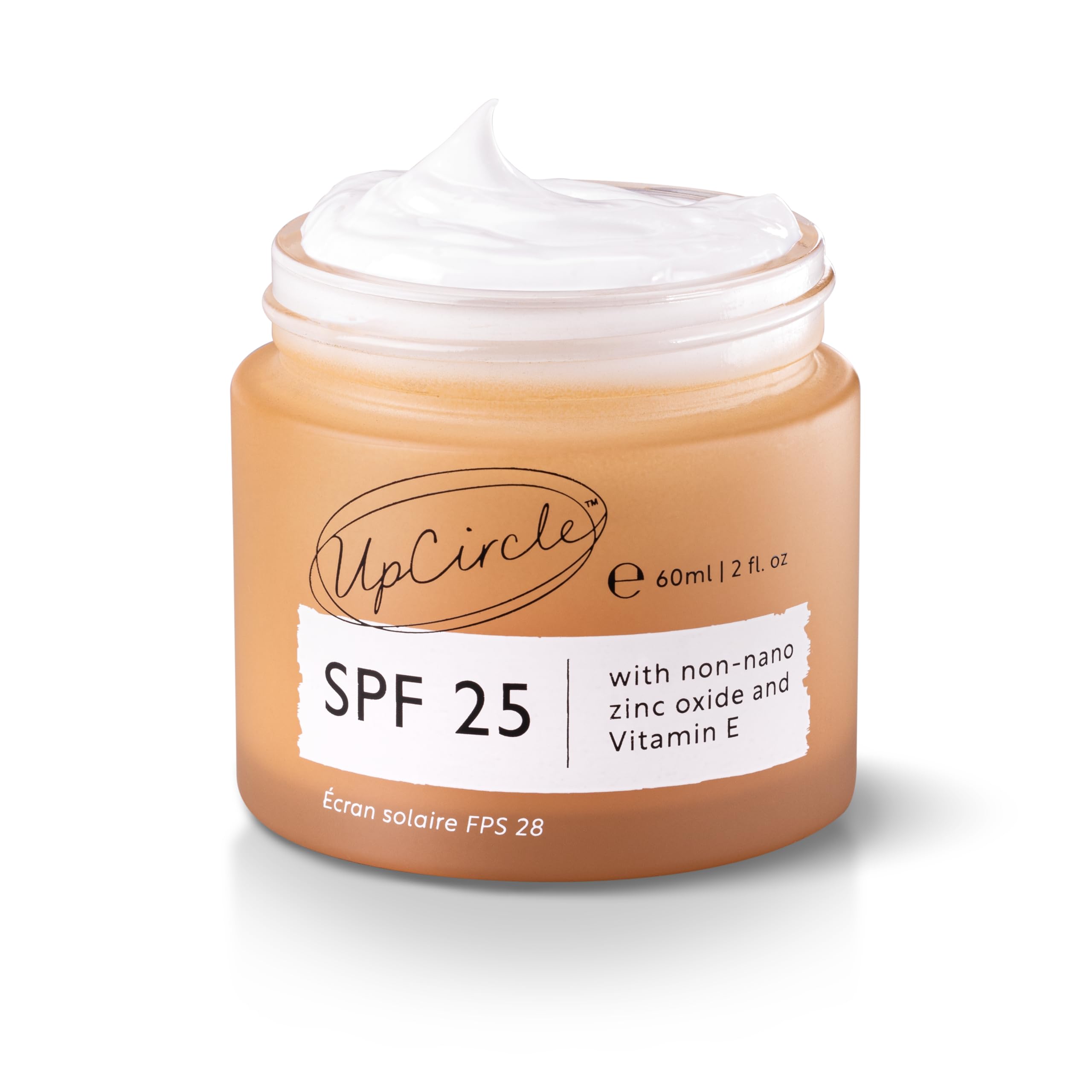UpCircle SPF 25 Mineral Sunscreen – Reef-Safe Non-Nano Zinc Oxide 60ml