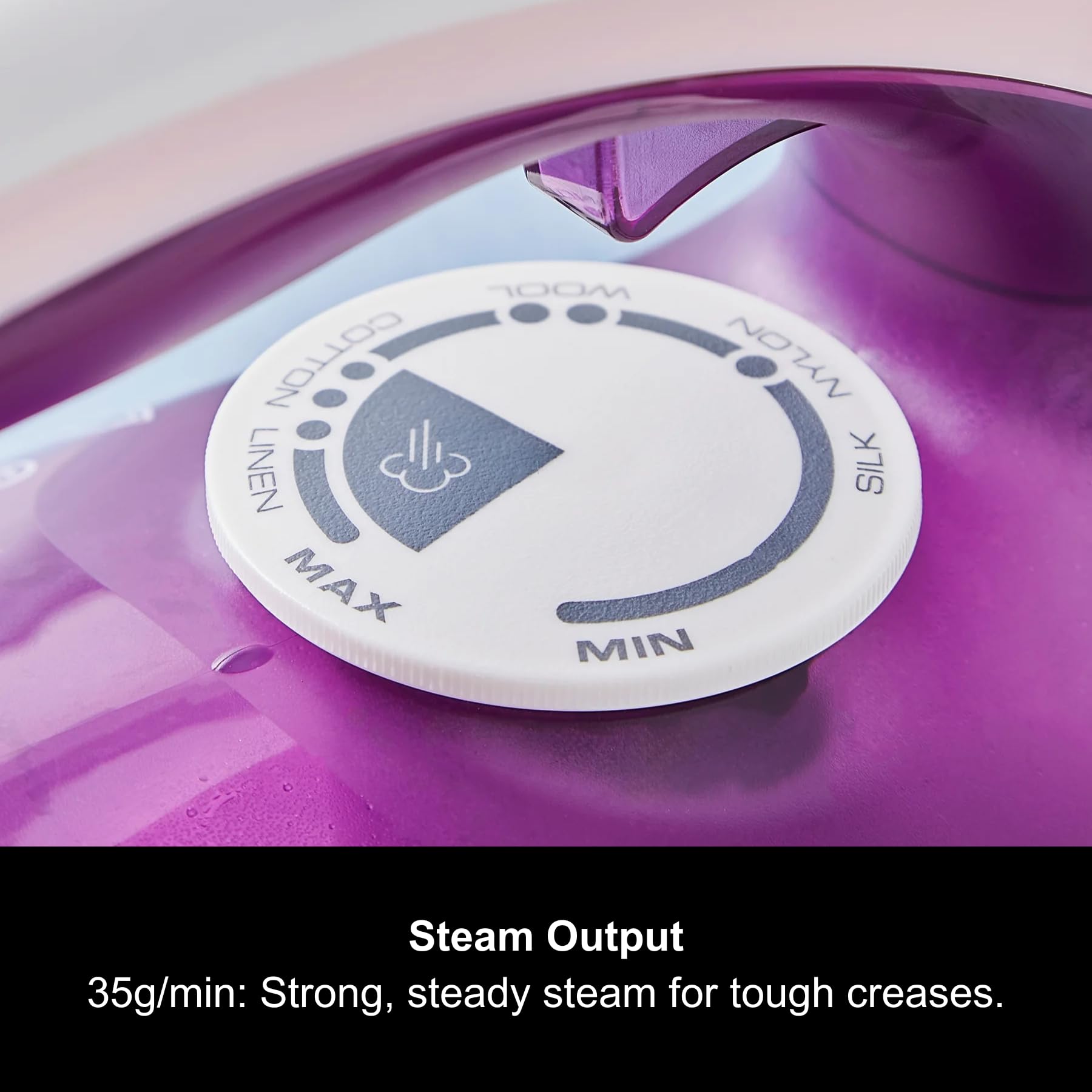 Morphy Richards Steamflow Turbo Steam Iron | Ceramic Soleplate | 2400W