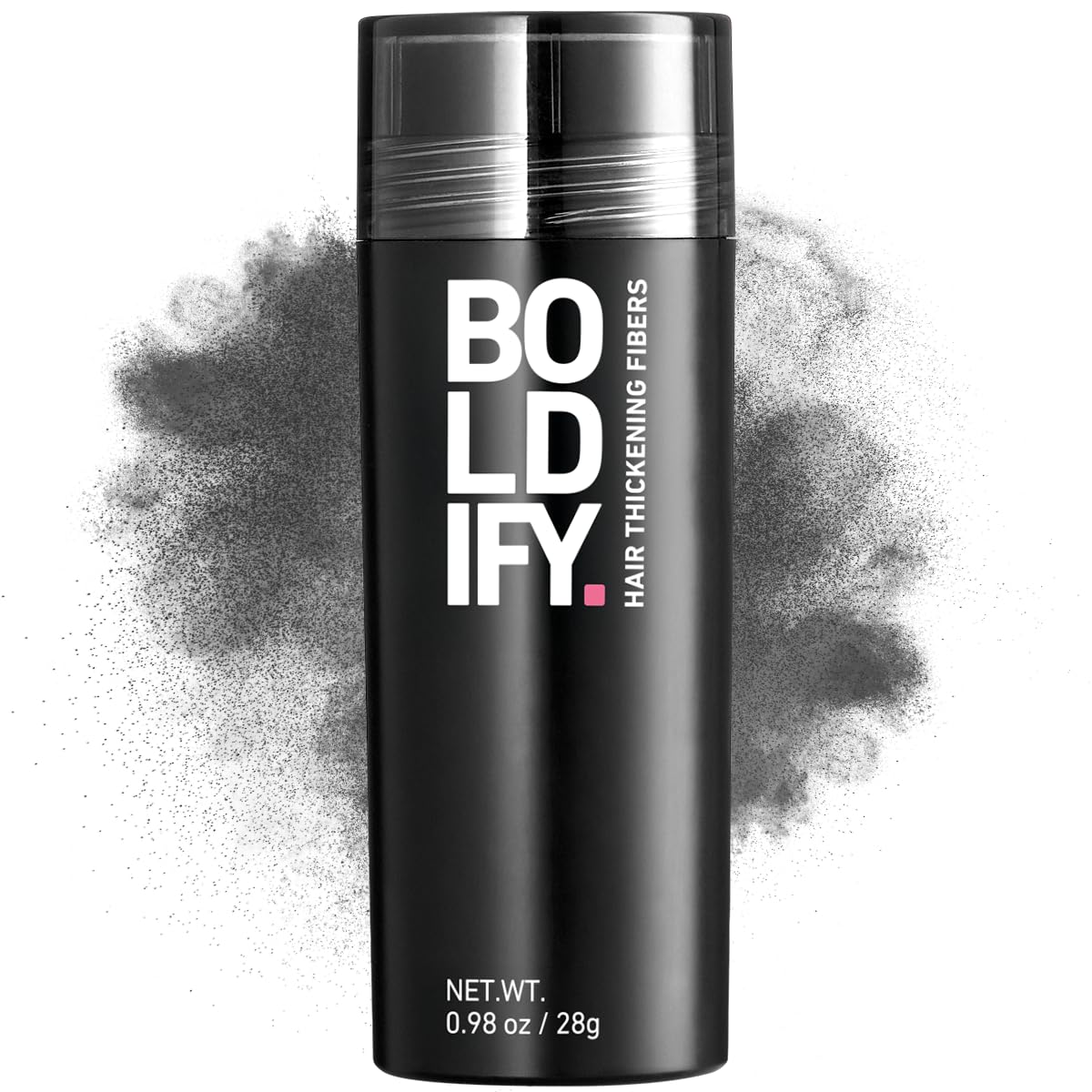 Boldify Hair Thickening Fibers for Thinning Hair – Dark Grey (28g)