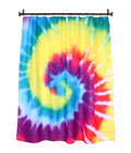iDesign Tie Dye Fabric Shower Curtain – Washable Polyester, 183x183cm