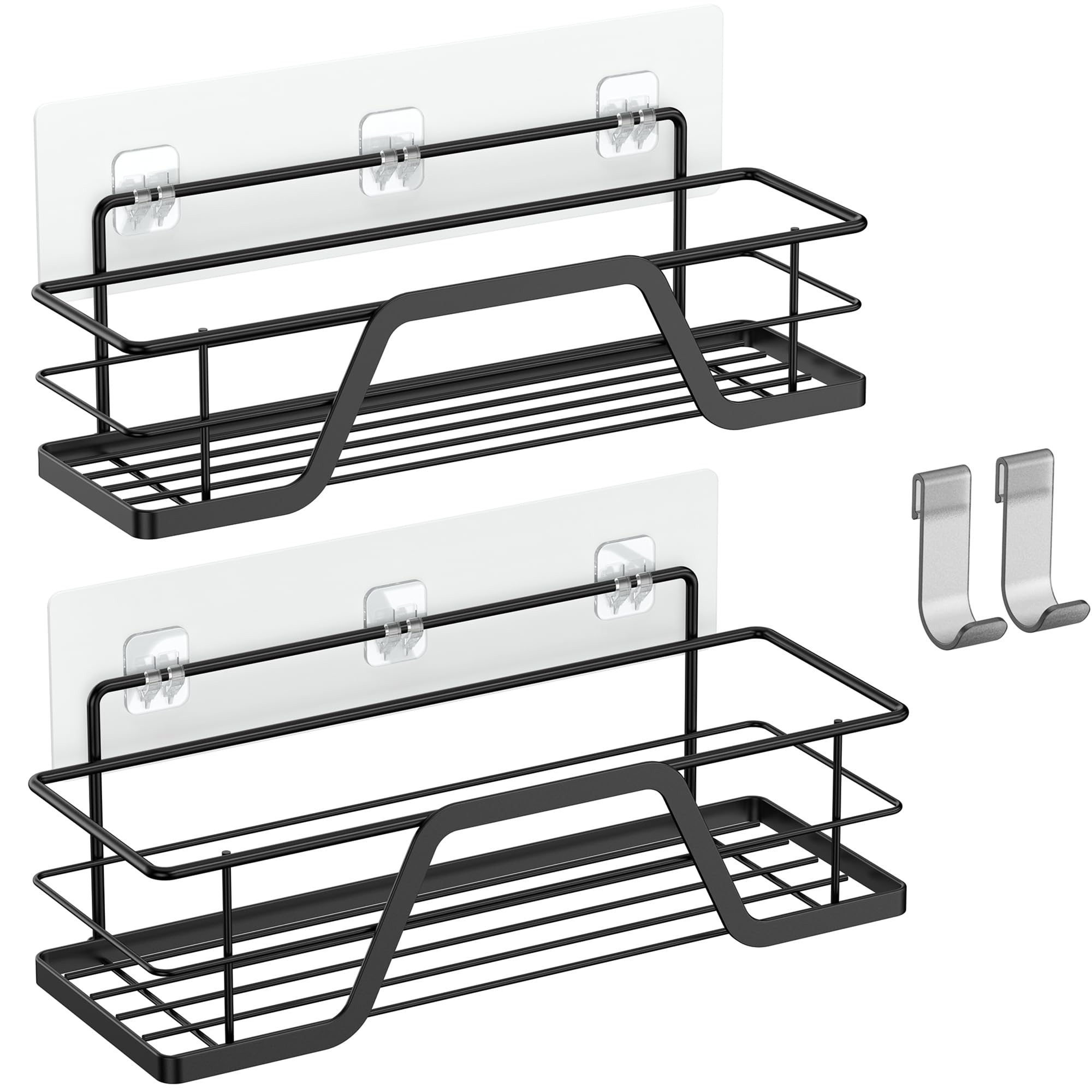 Shower Caddy 2-Pack – Rust-Proof Stainless Steel Shelf
