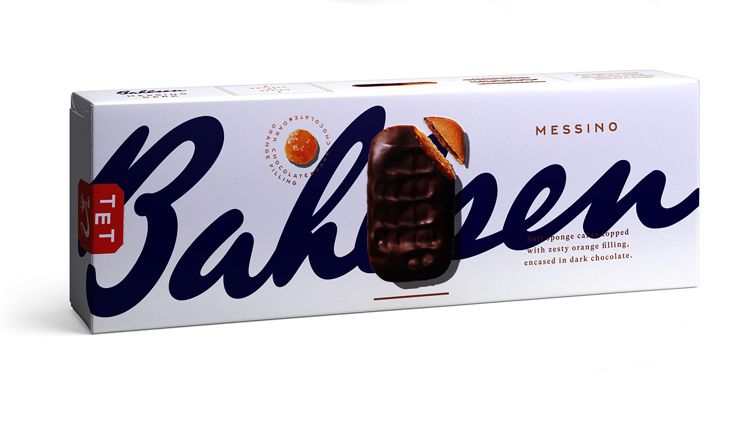 Bahlsen Messino Chocolate Orange Jaffa Biscuits - 125g (Pack of 12)