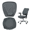 USHXVG 1-Piece Non-Slip Seat Cover, Office Chair Protector Set, Checked Chair Cover, Universal - image 1