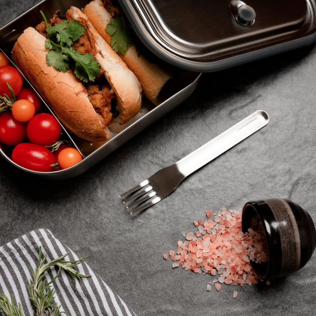 Black+Blum Stainless Steel Lunch Box – 1000ml Leakproof Bento, Ocean