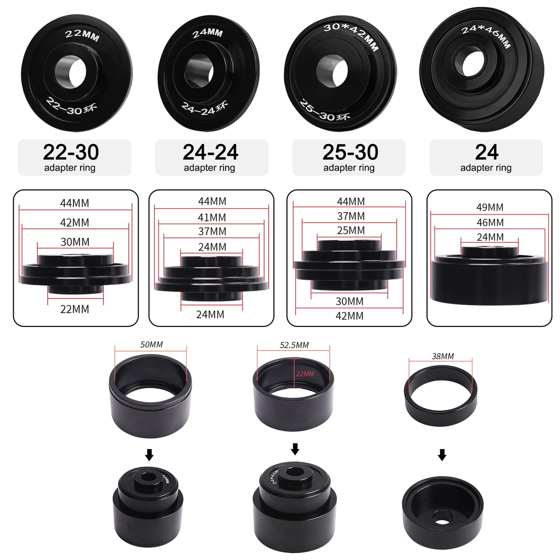 Mimoke Bicycle Bottom Bracket Tool | BB86 BB30 PF30 Press Install & Removal