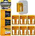StealthMounts Yellow Battery Mounts for DeWalt - 6 Pack Tool Storage