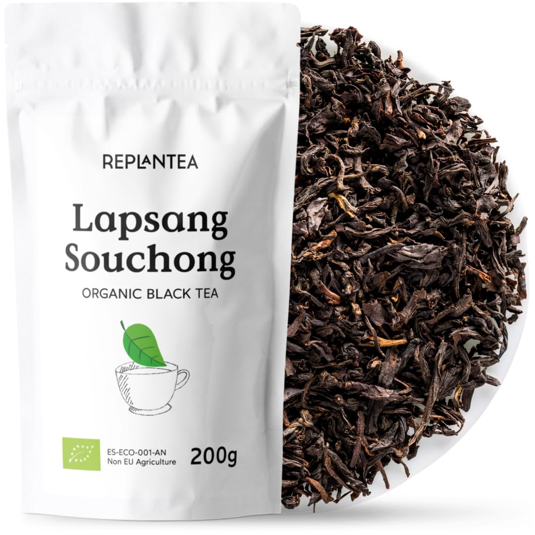 Jolof Store Organic Lapsang Souchong Black Tea – 200g Smoked Loose Leaf