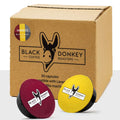 Black Donkey Coffee Capsules - 50 Variety Pack for Lavazza A Modo Mio