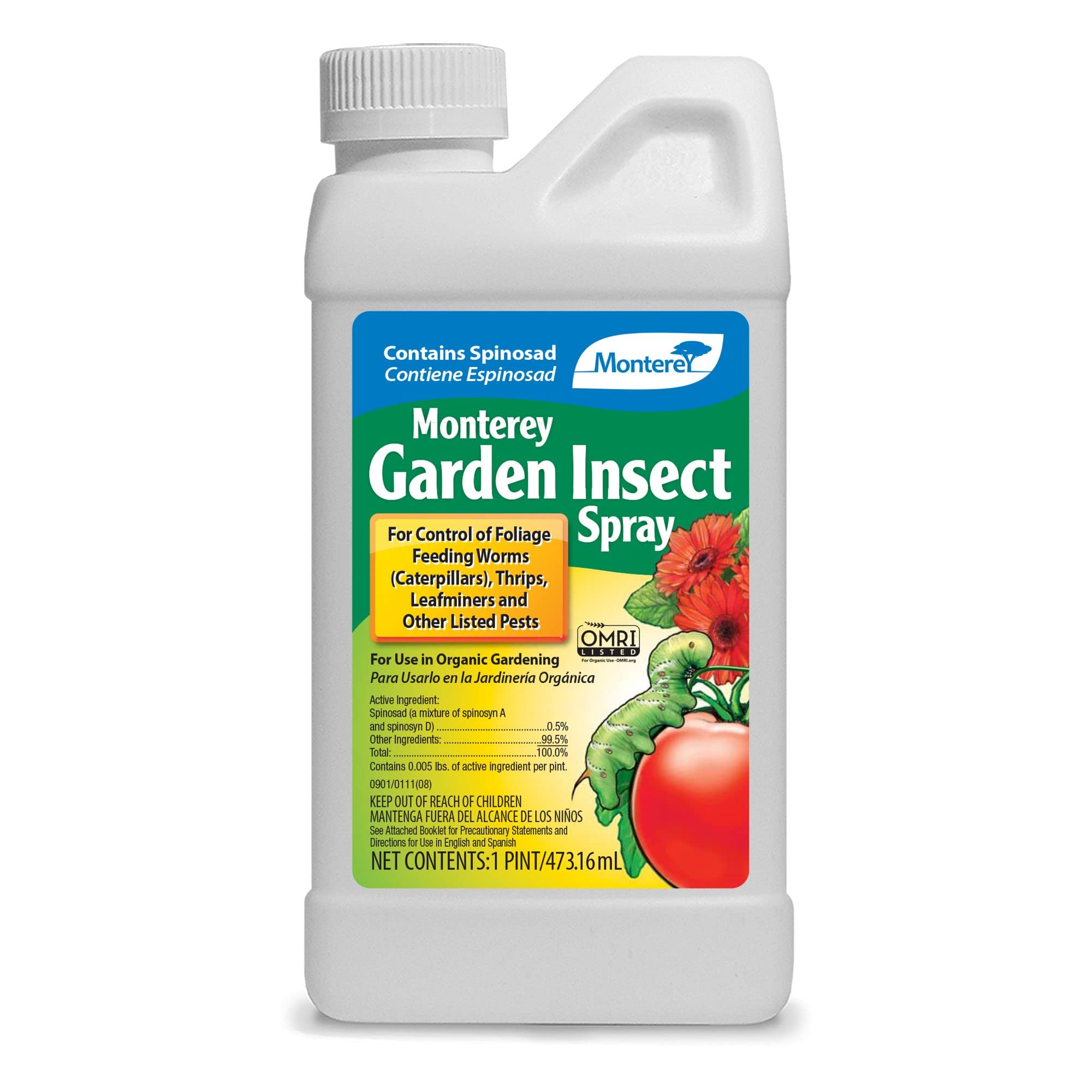 Monterey Garden Insect Spray | Organic Spinosad Insecticide, 16 oz
