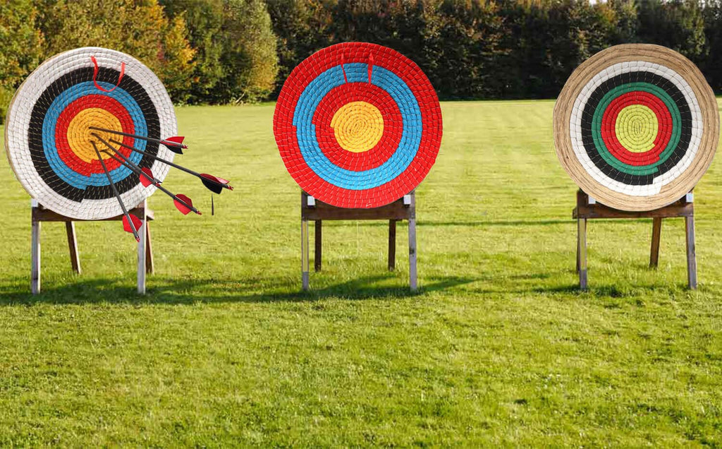 AUVIM 20" Hand-Made Straw Archery Target for Backyard & Traditional Bows
