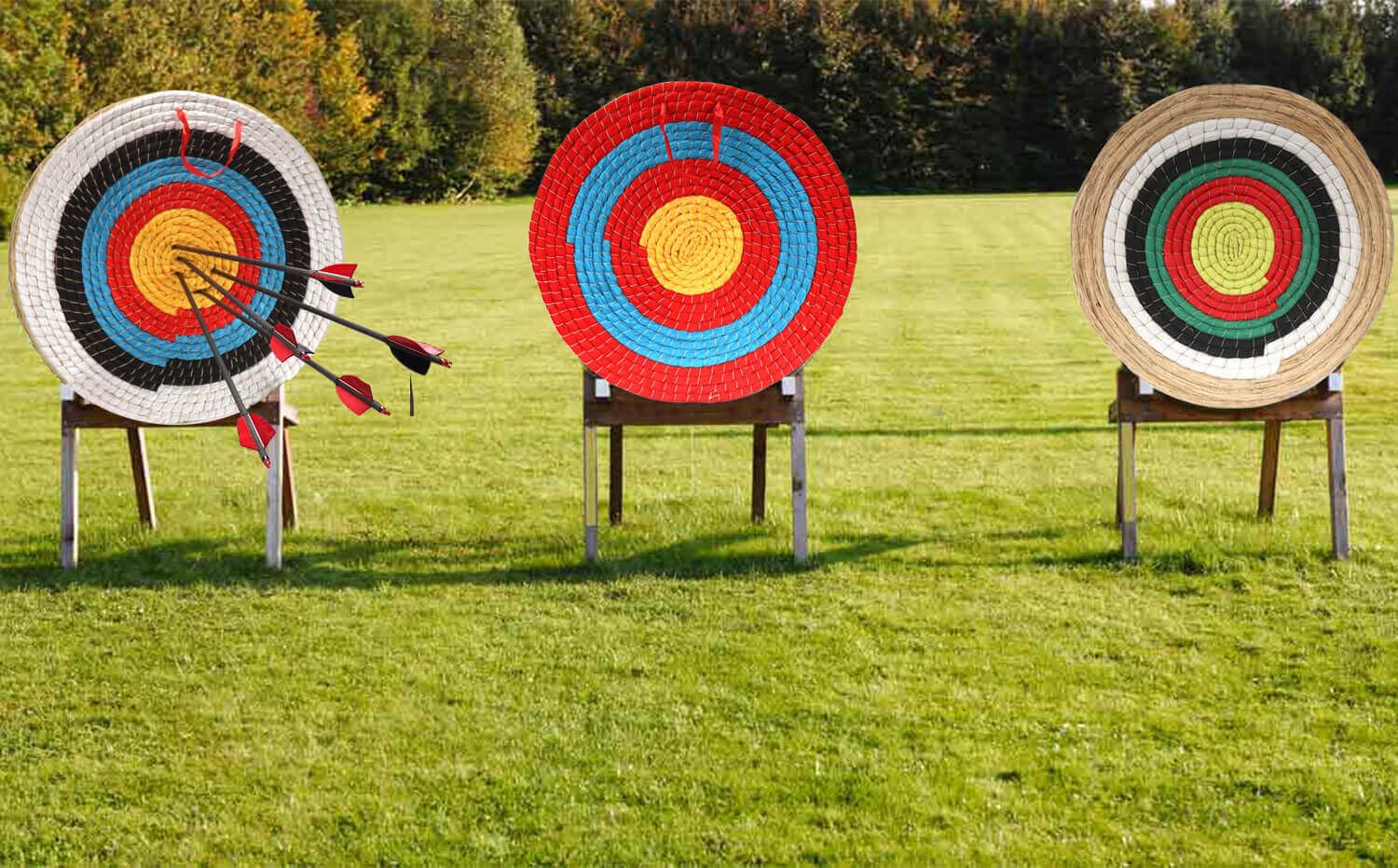 AUVIM 20" Hand-Made Straw Archery Target for Backyard & Traditional Bows