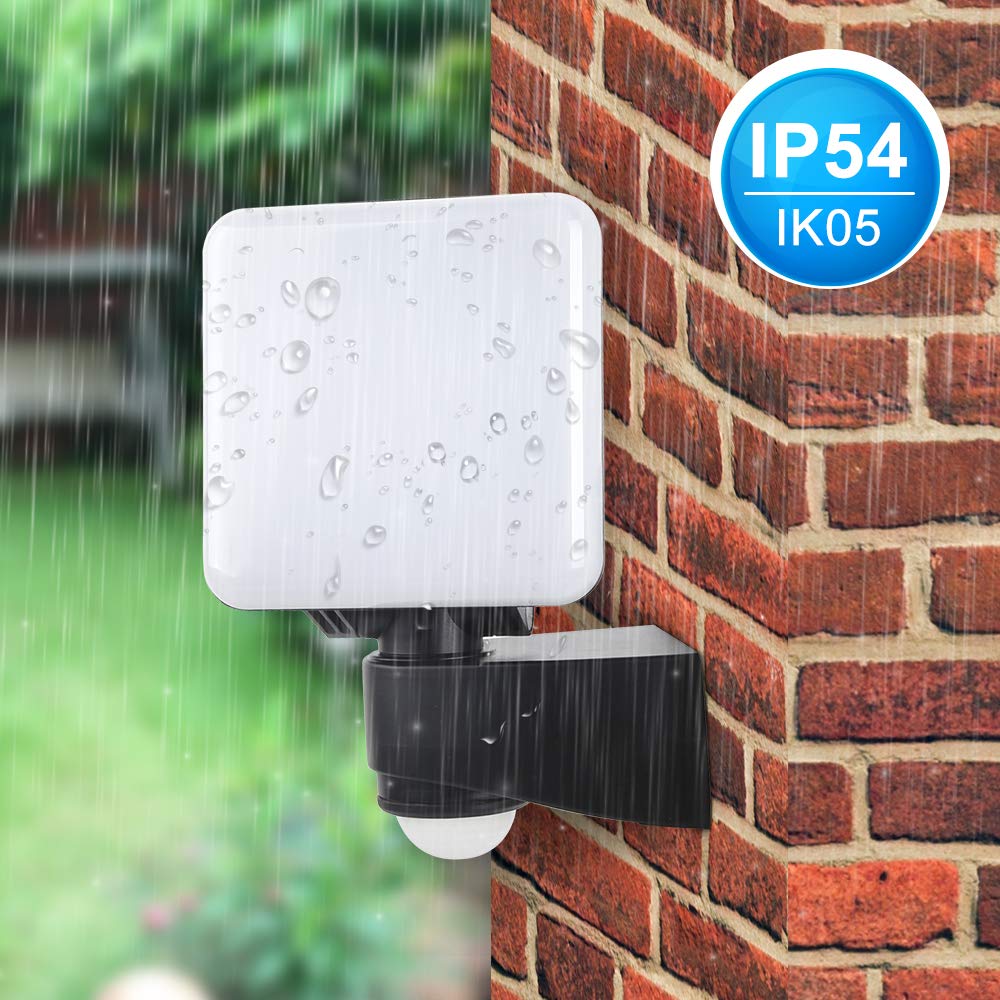 Jolof Store 10W LED Outdoor Wall Light – IP54 Motion Sensor Security