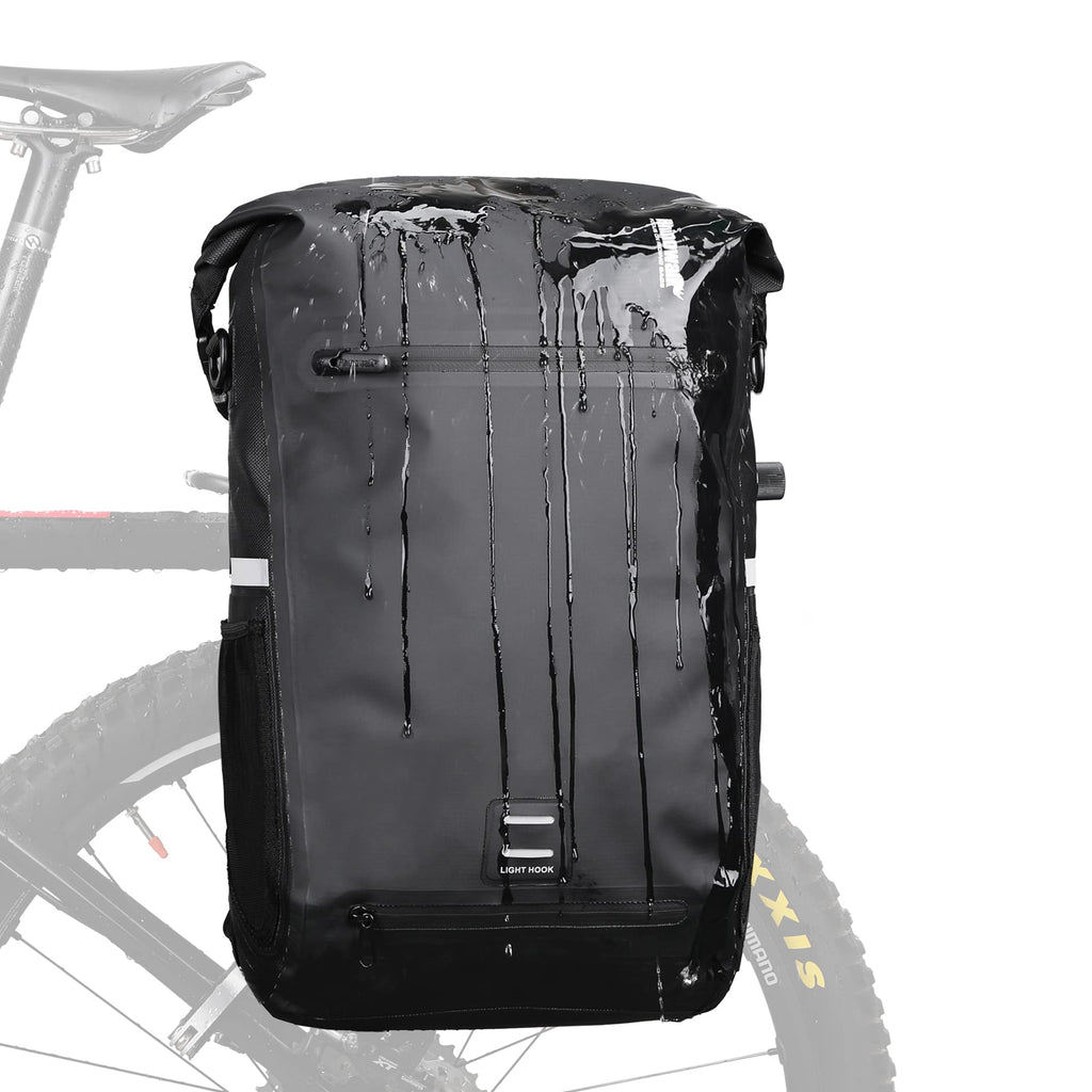 Rhinowalk 22L Waterproof Bike Pannier Bag | 15" Laptop Backpack