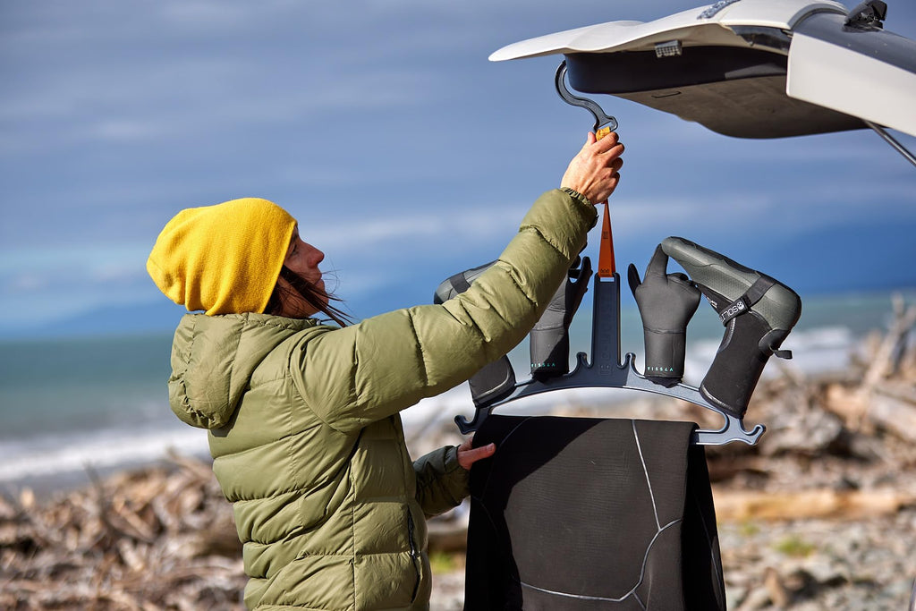 C-Monsta Wetsuit Hanger | Heavy Duty Recycled Plastic for Boots & Gloves