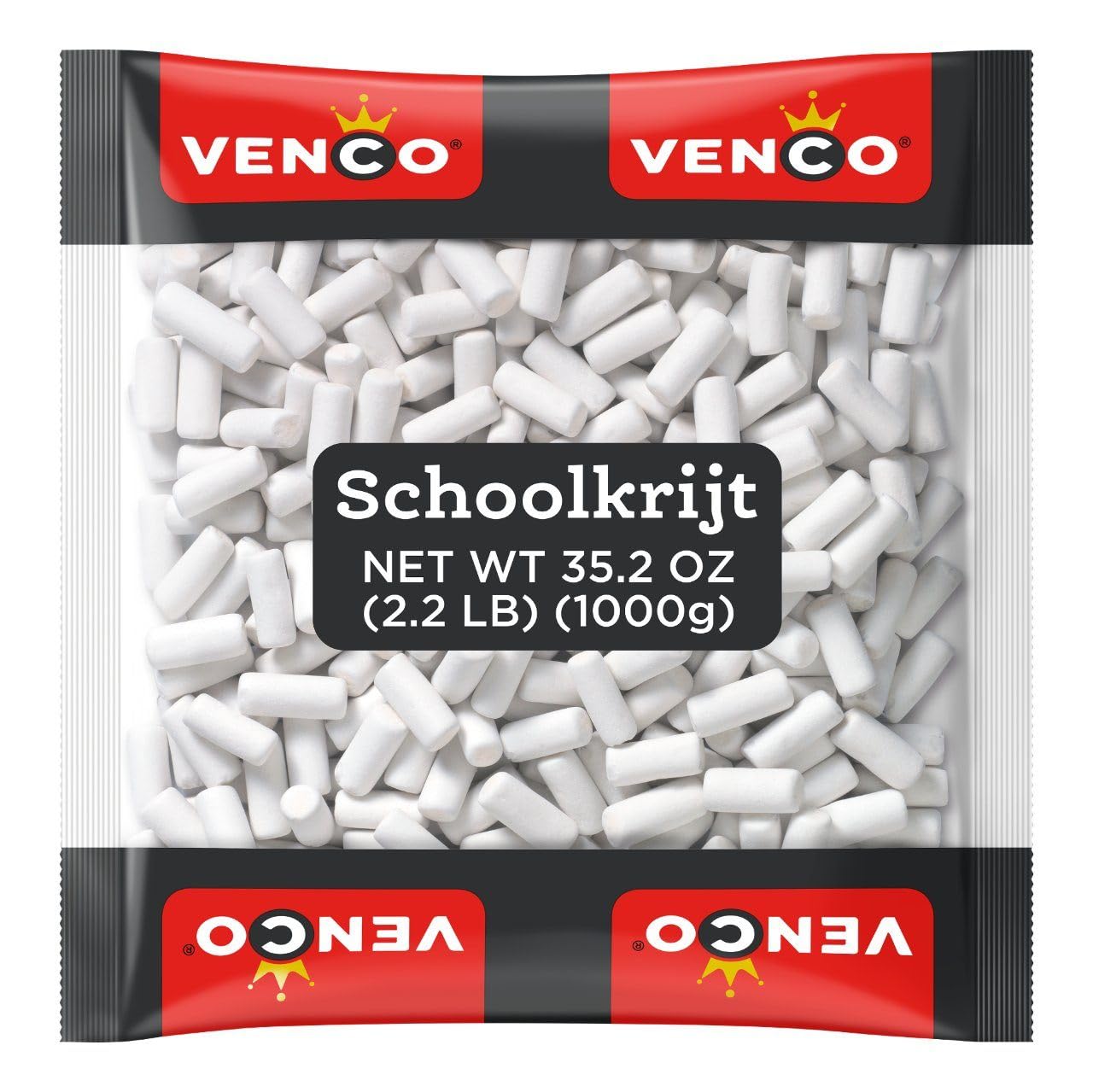 Venco Schoolkrijt – Authentieke Hollandse Drop met Anijs – 1 Lbs