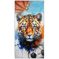 YISUMEI Tiger Microfibre Beach Towel – Extra Large Quick Dry Sand Proof