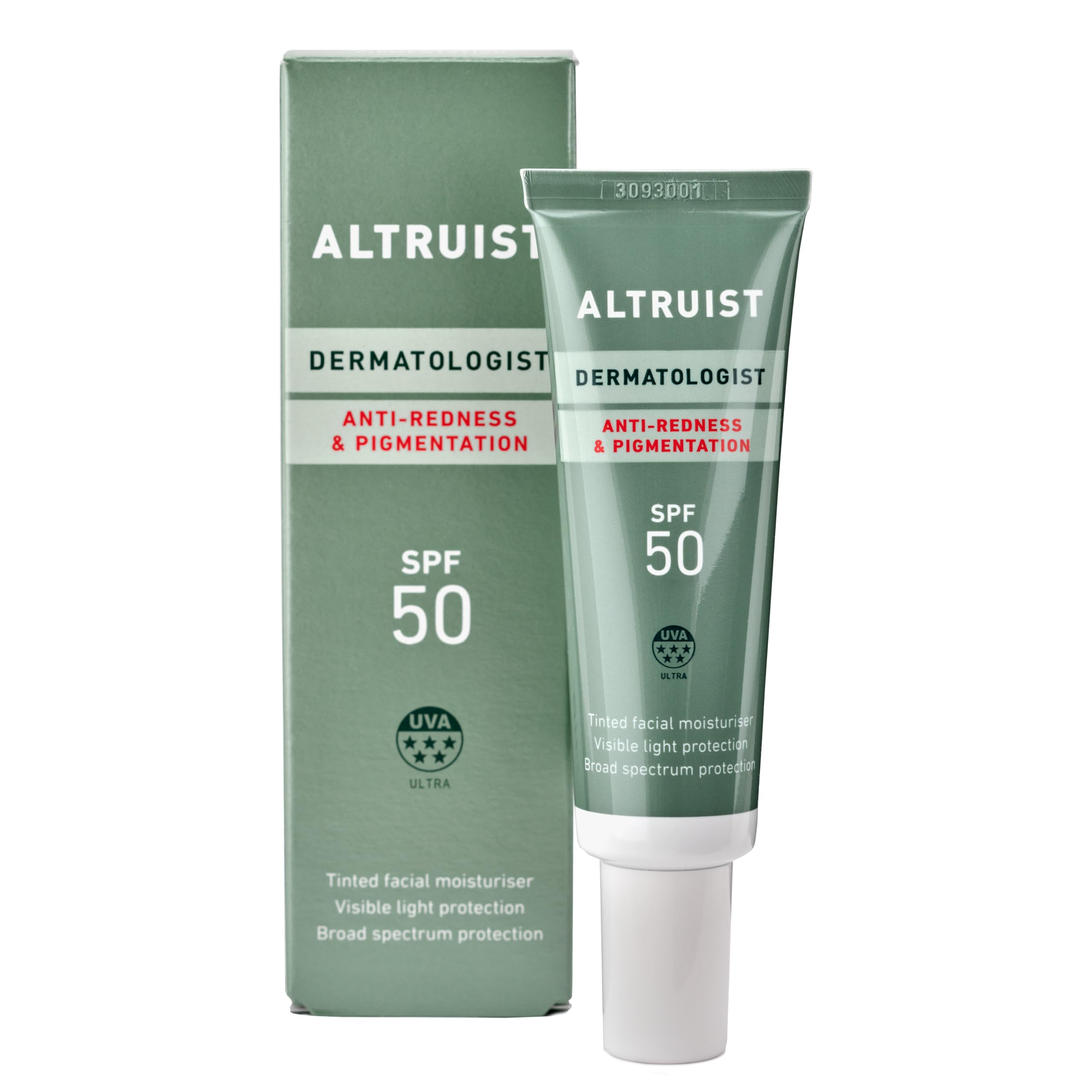 Altruist Anti-Redness & Pigmentation SPF50 Tinted Face Cream – 30ml