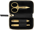 ZWILLING 3-Piece Manicure Set | Gold Edition Leather Travel Case