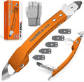 THINKWORK 4-in-1 Silicone Caulking Tool Kit | Stainless Steel Sealant Finisher